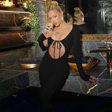 Women Jumpsuit Women's Autumn Fashionable Fitted Long Sleeve Jumpsuit