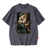 Men's T Shirt Short-Sleeved T-shirt Men's and Women's Loose Men's Clothing Couple Wear