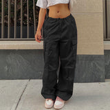 Women Pants Loose Straight Loose Tappered Casual Pants