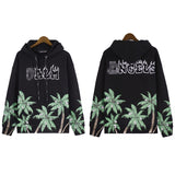 Palm Angle Hoodie Palm Angels Letter Cut Hooded Sweater Men's and Women's Hoodies Coat