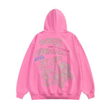 Men Hoodie Hip Hop Letters Printed Hoodie Men's Loose Casual Long Sleeves Sports Pullover