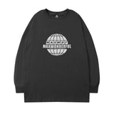 Men Long Sleeve Shirt round Neck Long Sleeve T-shirt Men and Women Street Hip Hop Preppy Style