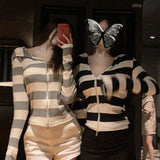 Women Long Sleeve Shirt Tup Cardigan Jacket Long-Sleeved Leisure