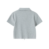 Women T-shirt Waffle Letter Print Short-Sleeve T-shirt Girls Short Summer