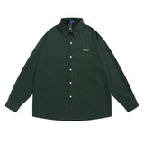 Men Long Sleeve T Shirt Spring and Autumn Leisure Long Sleeve Shirt Simple, Loose and Versatile Lapel Shirt