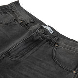 Unisex Jeans Men's Pants Loose Zip