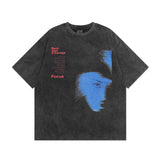 Men's T Shirt Vibe Style Loose Short-Sleeved T-shirt Men's Ins National Fashion Brand