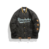 Varsity Jacket Vintage Baseball Uniform Cotton Clothes Cotton-Padded Jacket