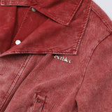 Men Denim Jacket Fake Two-Piece Denim Jacket Men Washed and Worn Denim Jacket