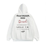 Men Hoodie Letter Printed Hoodie Men Spring and Autumn Leisure Loose Long Sleeve