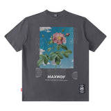 Men T Shirt Men's Short-Sleeved T-shirt Astronaut Astronaut Loose Short Sleeve