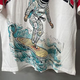 Mixed Emotion T-Shirt Skull Print Hip Hop Short Sleeve T-Shirt