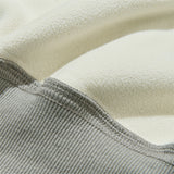 Men Fleece Lined Hoodie Crew Neck Sweater Men's Loose Winter Casual Pullover Long Sleeve Sports Top
