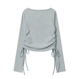 Women Long Sleeve T-Shirt Long Sleeve T-shirt Women's Spring and Autumn Letter Print Casual