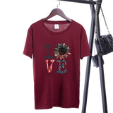 Women Independence Day T Shirt Printed Short Sleeve T-shirt