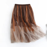 Women Skirt Spring Skirt Fairy Gauze Skirt