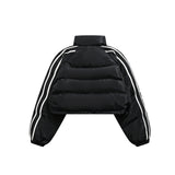 Unisex Jacket Winter Stand Collar Short Bread Coat