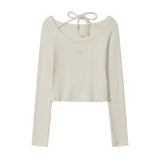 Women Long Sleeve T-Shirt Long Sleeve T-shirt Girls' Spring and Autumn Bottoming Top