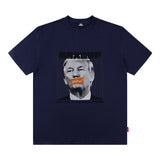 Men T Shirt Cartoon Short Sleeve T-shirt Men's and Women's Ins Fashion Brand American