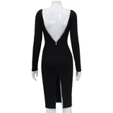 Women Jumpsuit Women's Long Sleeve Dress Midi Dress