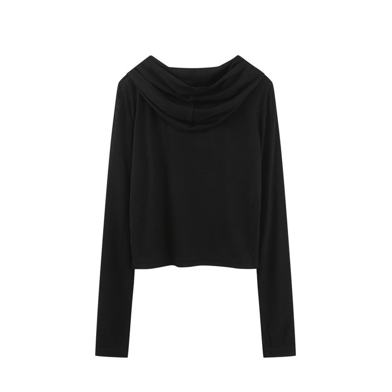 Women Sun Protection Shirt Heart Printing Sun Protection Clothing for Girls Hooded Casual