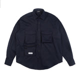 Men Long Sleeved T Shirt Functional Workwear Shirt Men's Three-Dimensional Design Long Sleeve Shirt Outer Wear Ins