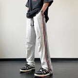 Men Sweatpants Pants Men's Summer Fashion Brand Pu Shuai Wide-Leg Casual Pants