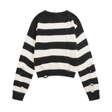 Women Sweater Short Sweater Women's Autumn Leisure round Neck Sweater