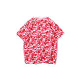 Bathing Ape T Shirt Summer Camouflage Shading T-shirt Cartoon Anime Short Sleeve