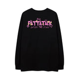 Men Long Sleeve Shirt Fashion Brand Kitten Print Oversize Couple Long Sleeve T-shirt Loose Men and Women
