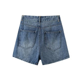 Women's Skirt Summer Korean Style Retro Denim Short Women's Skirt