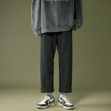 Men Sweatpants Men's Spring and Autumn Straight Loose Cargo Pants Korean Style