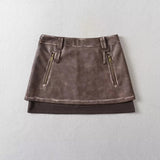 Women Skirt Women's Retro High Waist Slim-Fit Skirt