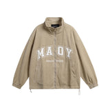 Unisex Jacket Autumn Letter Print Jacket for Girls