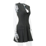 Work Dresses Temperament Pleated Summer Dress