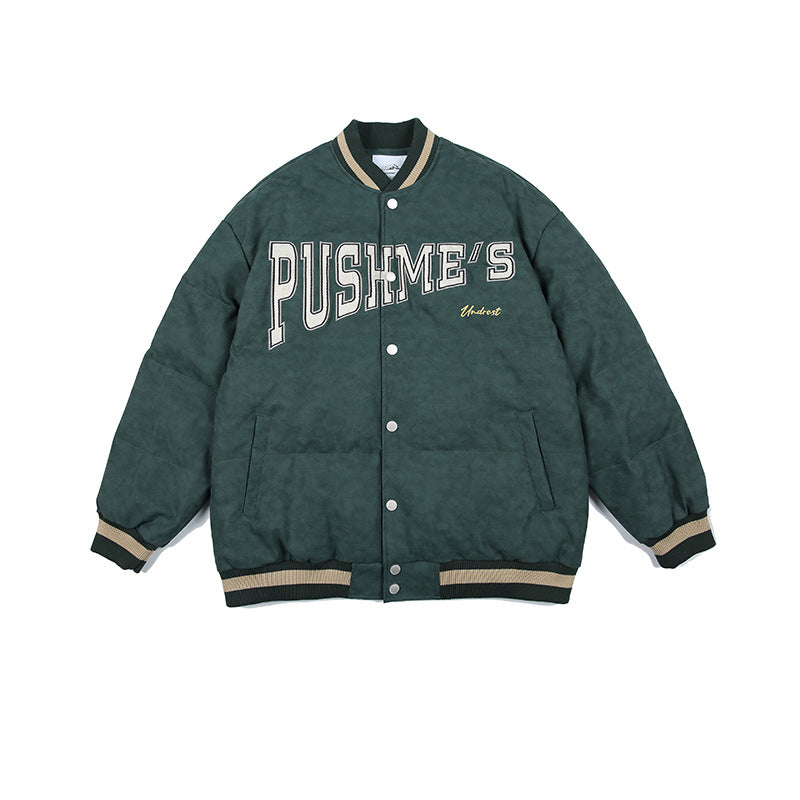 Varsity Jacket Vintage Letter Baseball Uniform Cotton Clothes