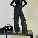 Women Jeans Spring and Autumn Women's Straight Loose Pants