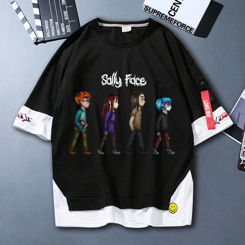 Sally Face T Shirts Supremeforce Adventure Puzzle Solving Sally Face