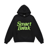 Men Fleece Lined Hoodie Autumn and Winter Embroidery Letter Hooded Sweater Men Oversize Loose Casual