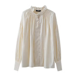 Women T-Shirt Women's Vintage Sleeve Long Sleeve Shirt Loose Top