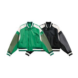 Unisex Jacket Autumn Thread Splicing Coat Women's Clothing
