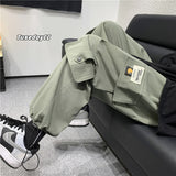 Men Sweatpants Functional Overalls Men's Autumn Pants Casual Pants