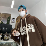 Men Hoodie Men's Spring and Autumn Clothing Retro Ins Fashion Brand Student Loose-Fitting Hoodie