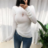 Women's Long Sleeve Shirt Sweater Bottoming Shirt Top