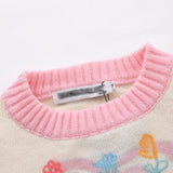 Women Sweater Short Sweater Women's Autumn round Neck Long Sleeve Short