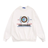 Men Hoodie round Neck Sweater Men's Loose Casual Long Sleeves Pullover Sports