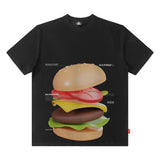 Men T Shirt Summer American Street Fashion Brand Short Sleeve T-shirt Men's Loose