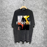Purple Brand T Shirt Short Sleeve T-shirt Blouse