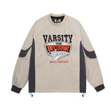 Unisex long-sleeved shirt men's autumretro round neck