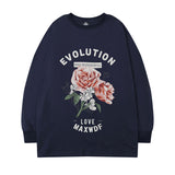 Men Long Sleeve Shirt Autumn and Winter round Neck Long Sleeve T-shirt Men and Women Loose All-Match